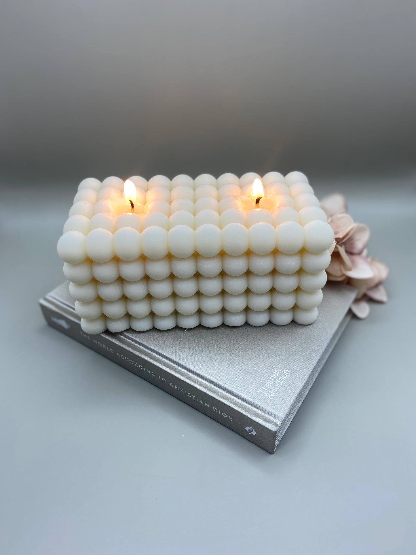 The Bubble Candle Large and Small