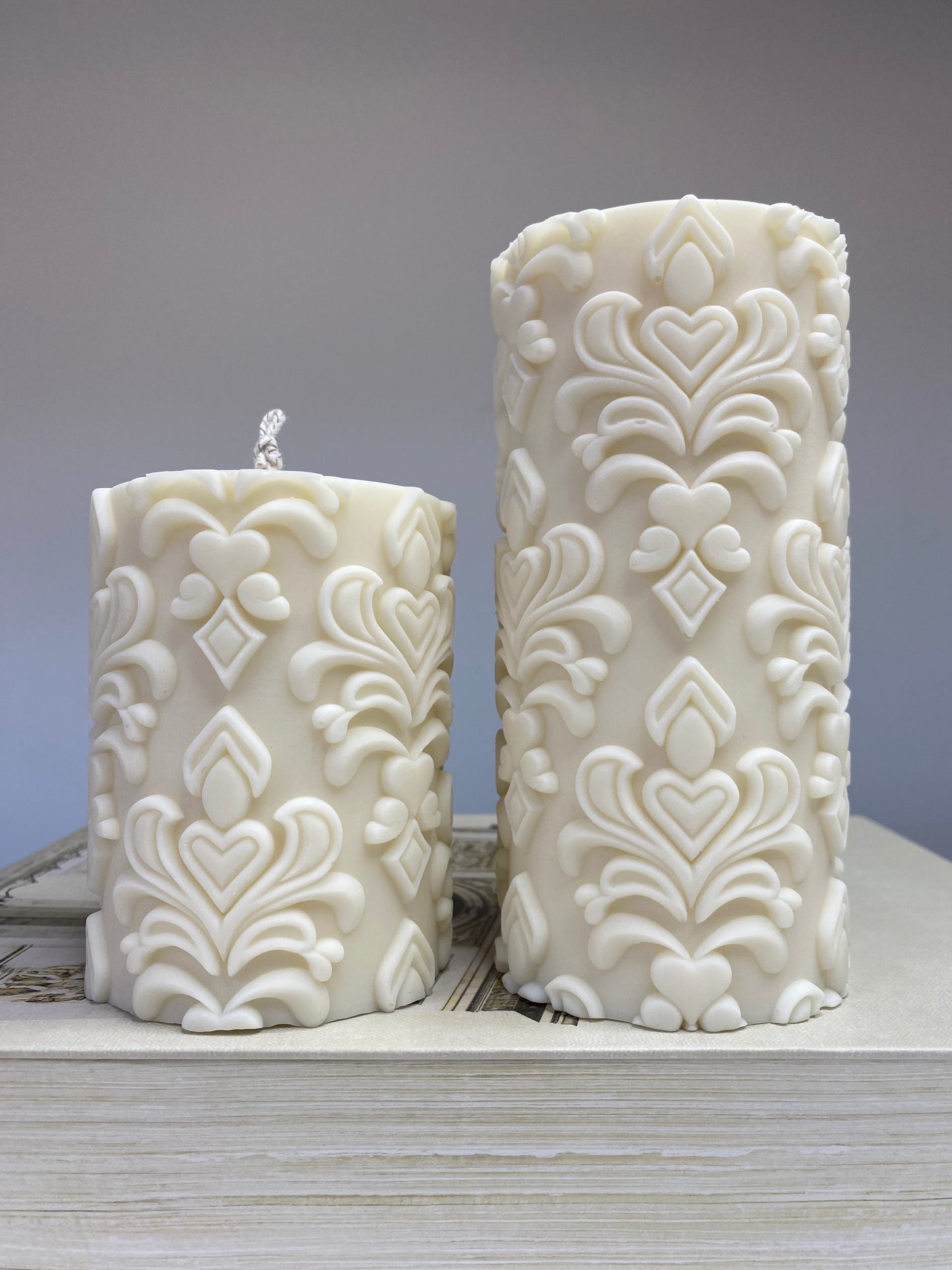 Decorative Pillar Candle (pair)