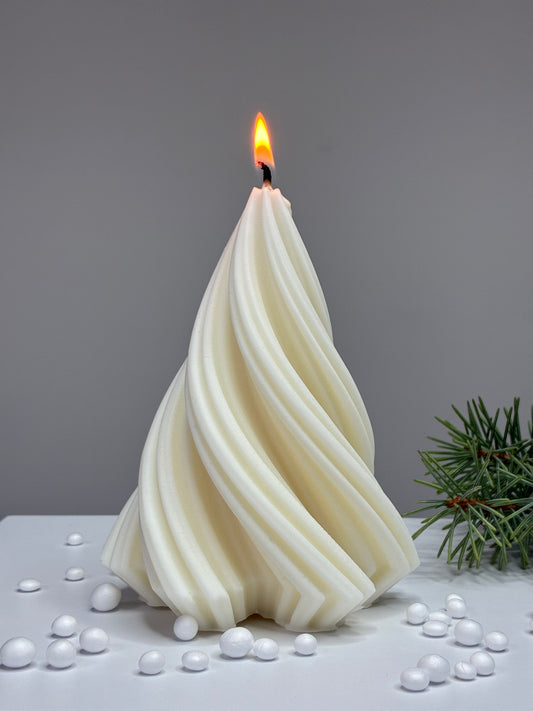 The Spiral Tree Candle