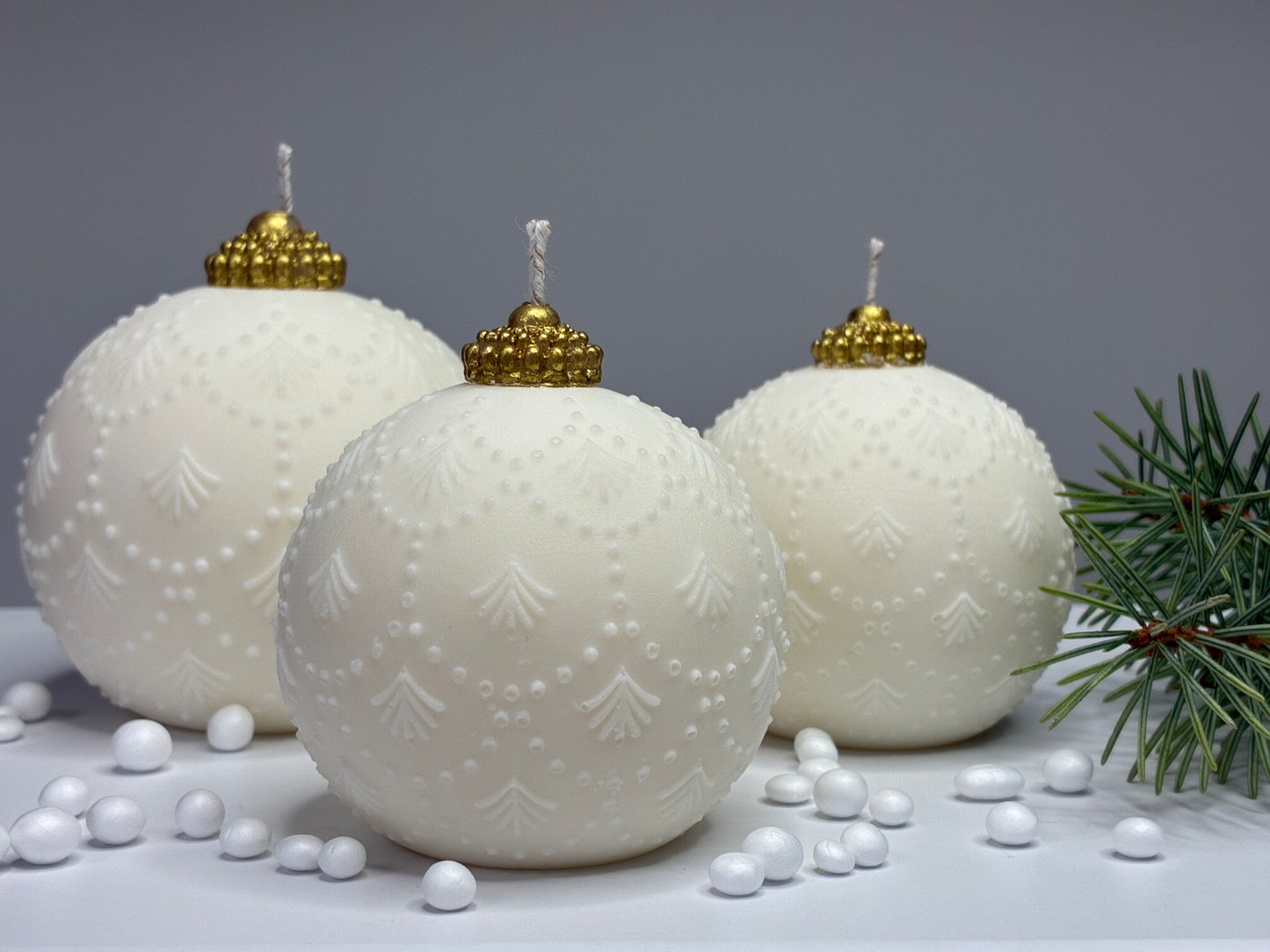 Decorative Baubles - Set of 3
