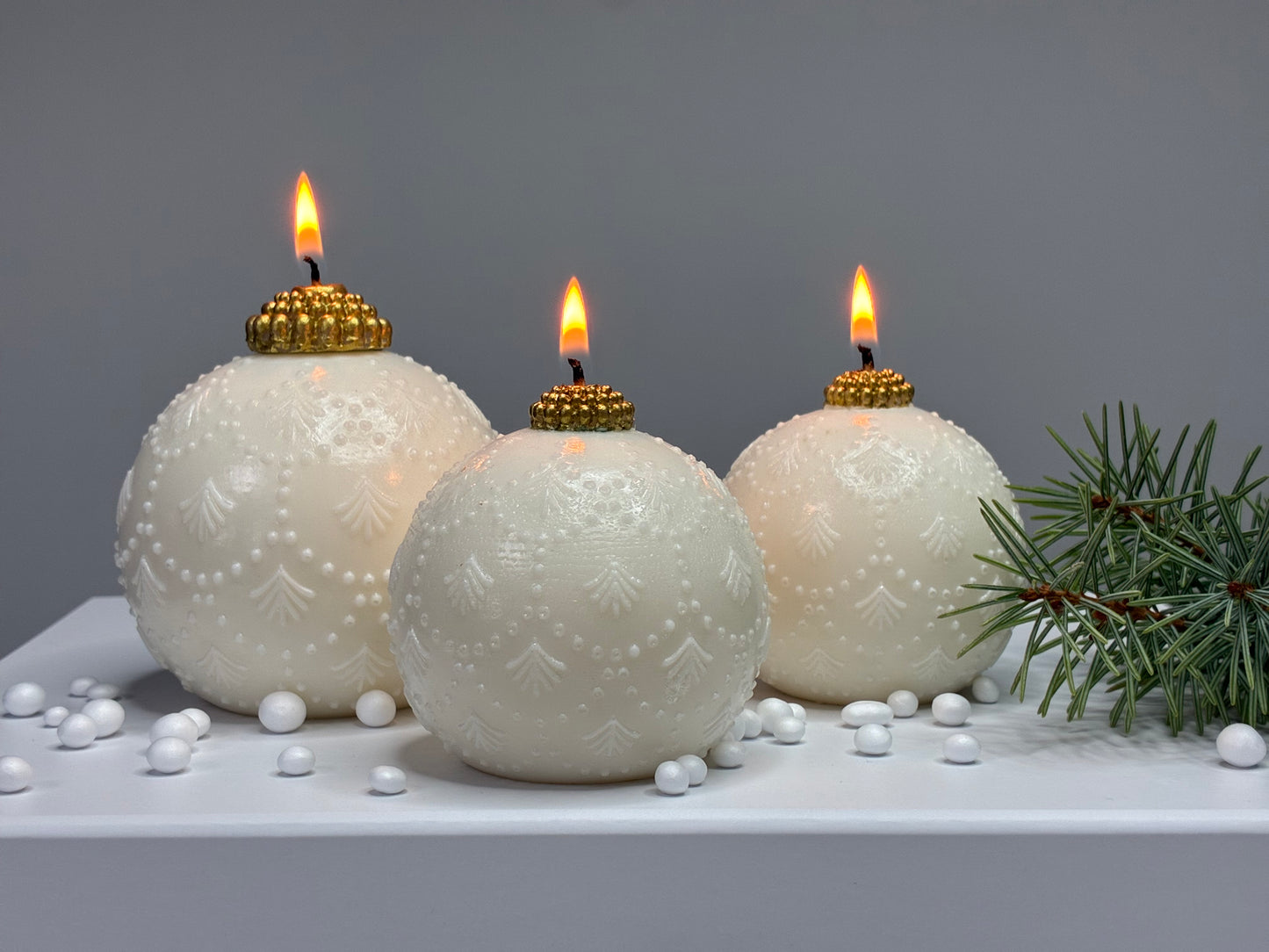 Decorative Baubles - Set of 3