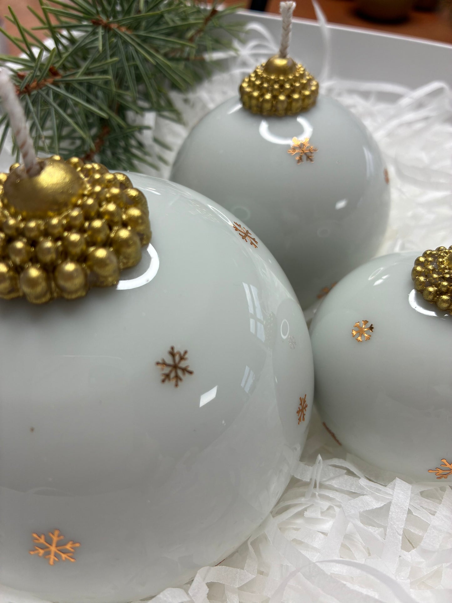 Glossy Christmas Baubles