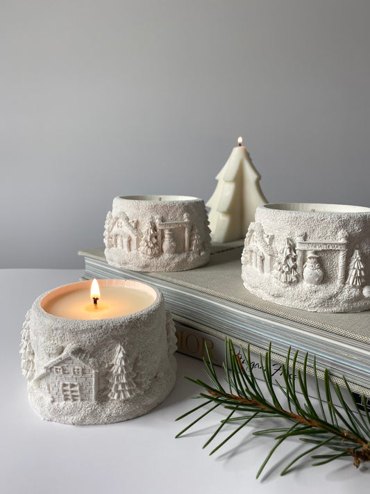 The Winter Village Candle