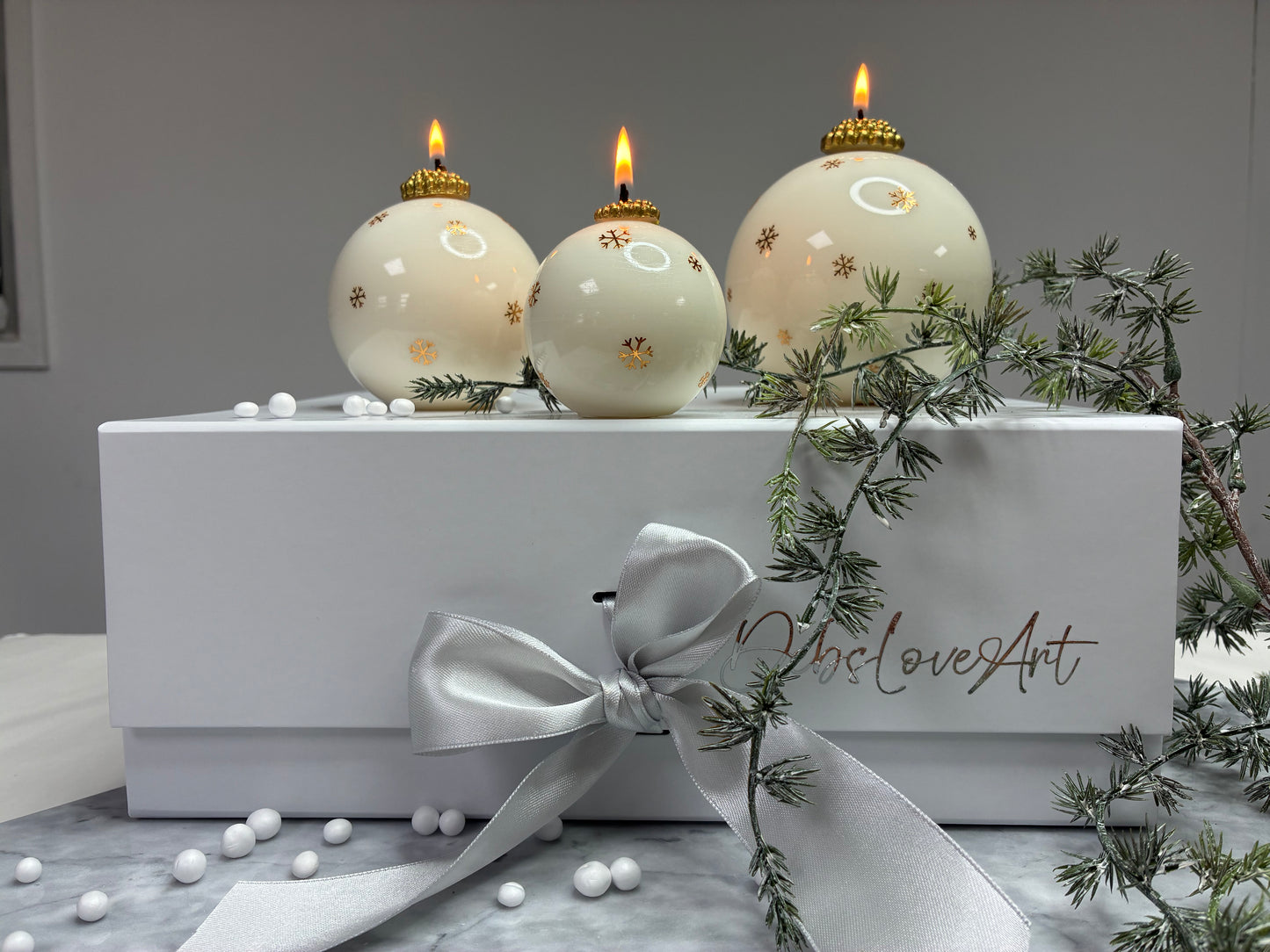 Glossy Christmas Baubles