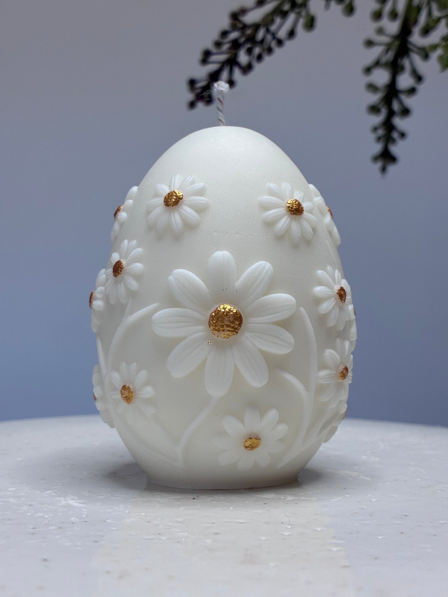 Daisy Egg Candles