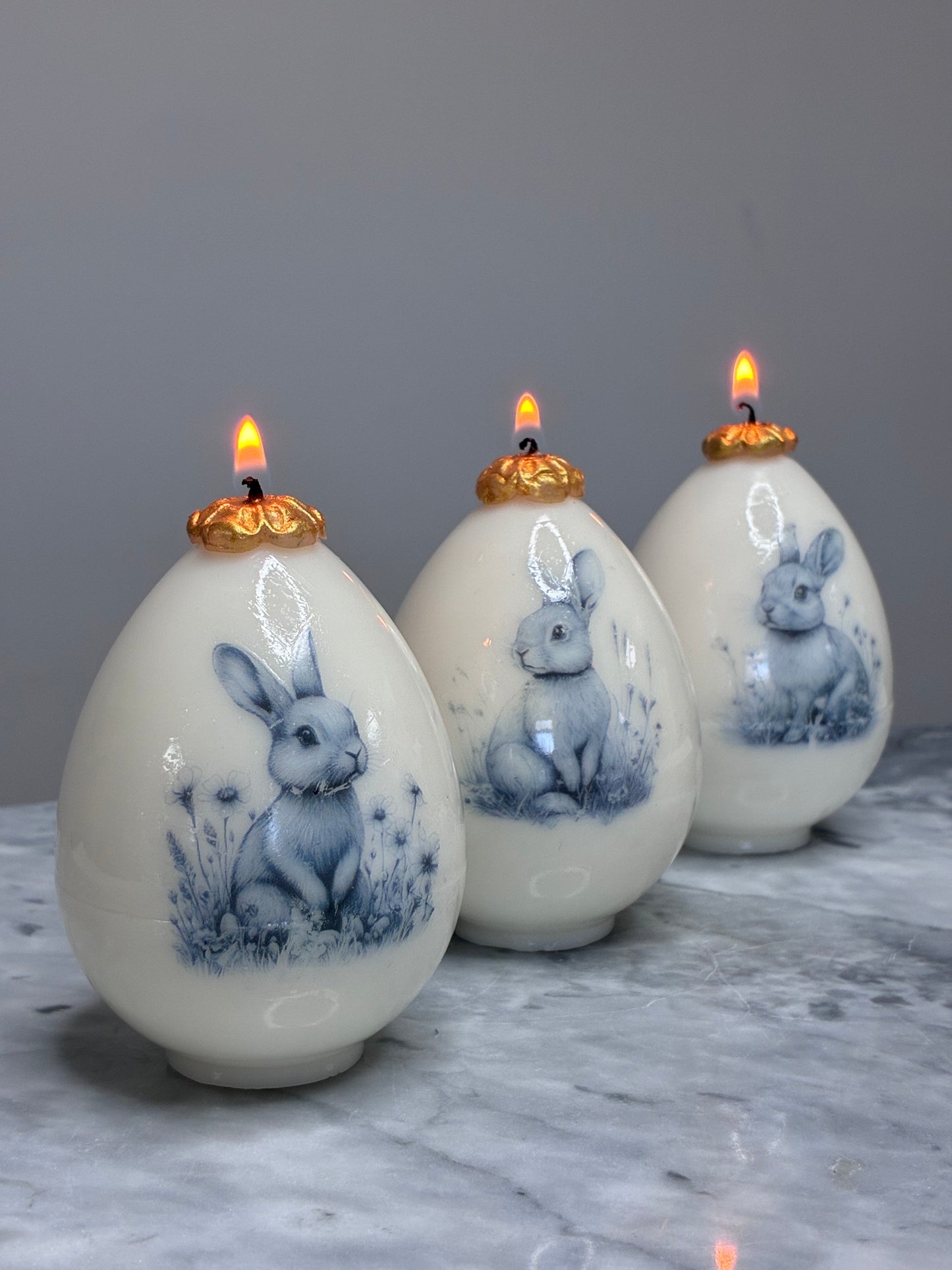 The Vintage Bunny Candle